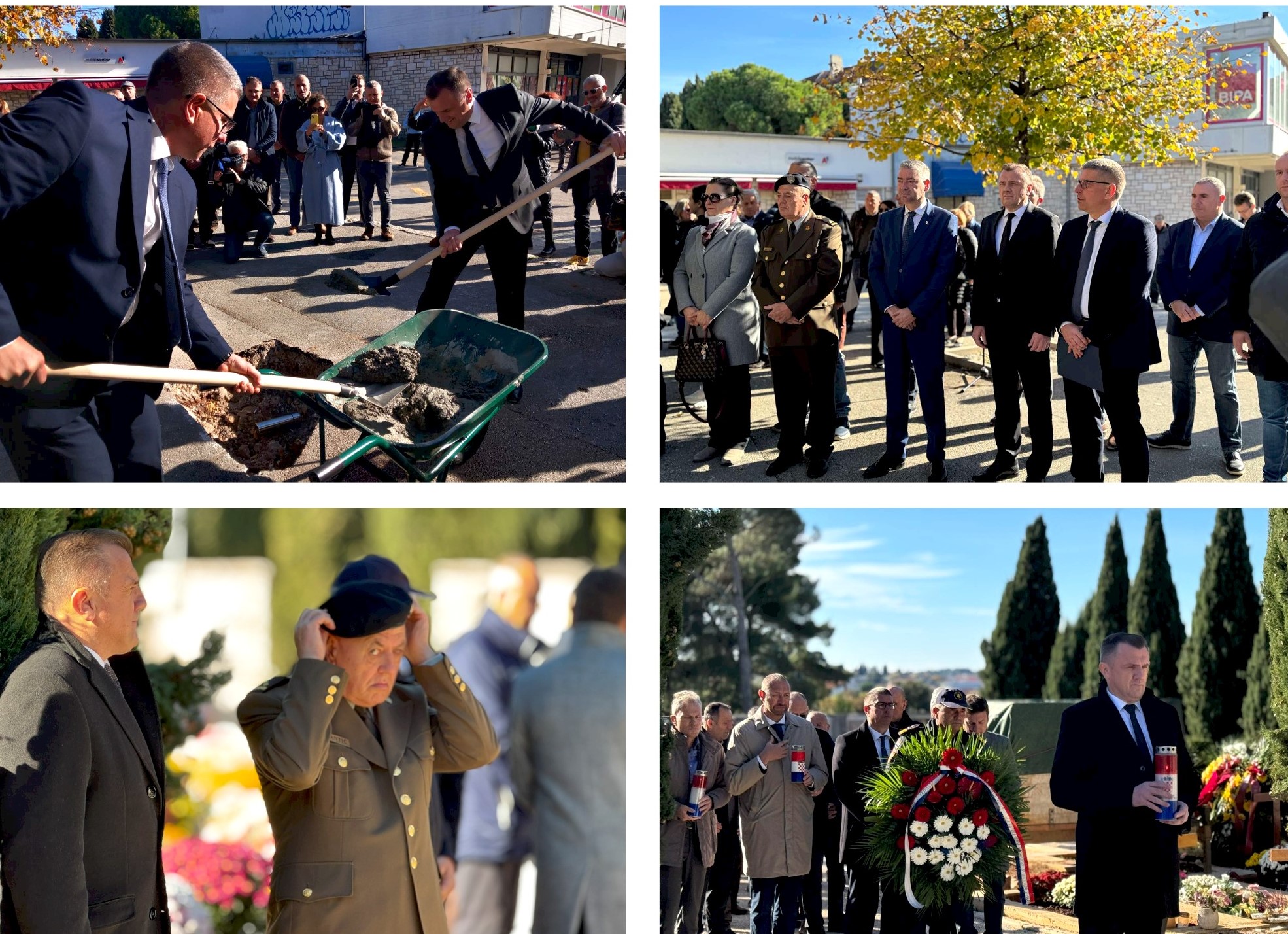 (FOTOGALERIJA) U Rovinju svečano položen kamen temeljac novog Spomen obilježja posvećenog hrvatskim braniteljima